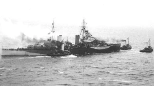 Light Cruiser Wrecks WWII Image